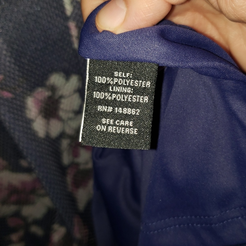 Torrid Skater Floral Mesh Dress 4x - Picture 4 of 8